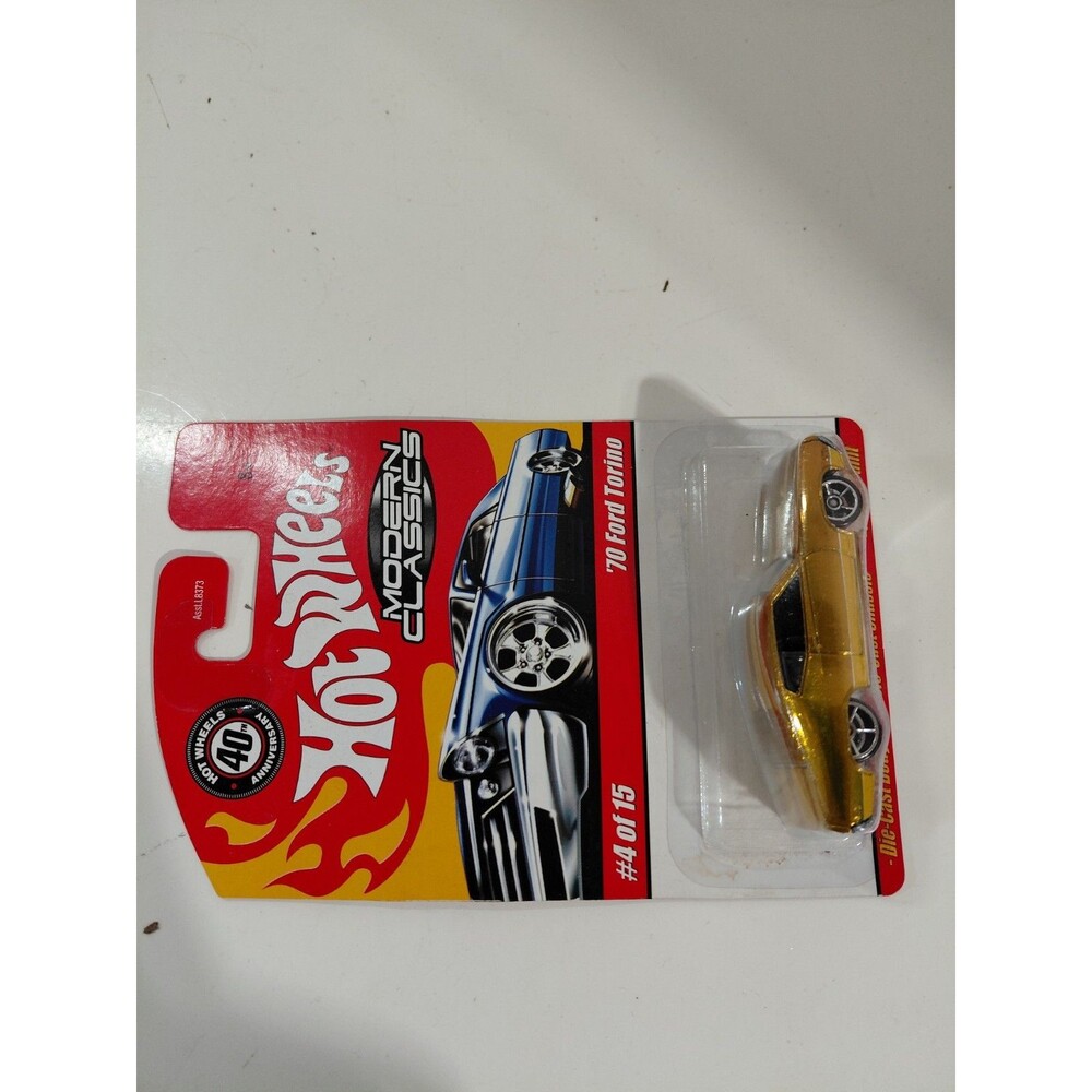 NIP Hot Wheels Modern Classics 1:64 Die Cast 1970 Ford Gran Torino Muscle Car - Picture 2 of 5